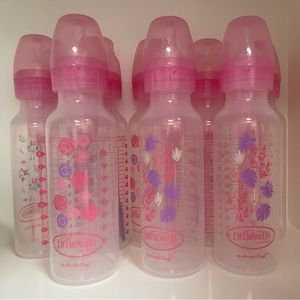 Never used 8 large Dr. brown bottles